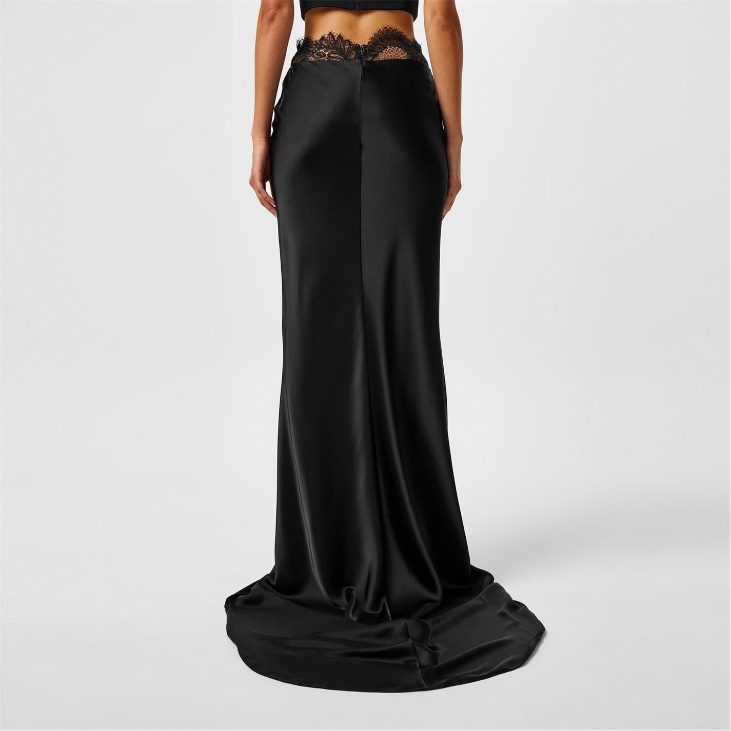 David Koma Lace Maxi Skirt
