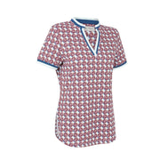 Original Penguin Golf Pmgr Geo V-Neck Regular Fit Shirt