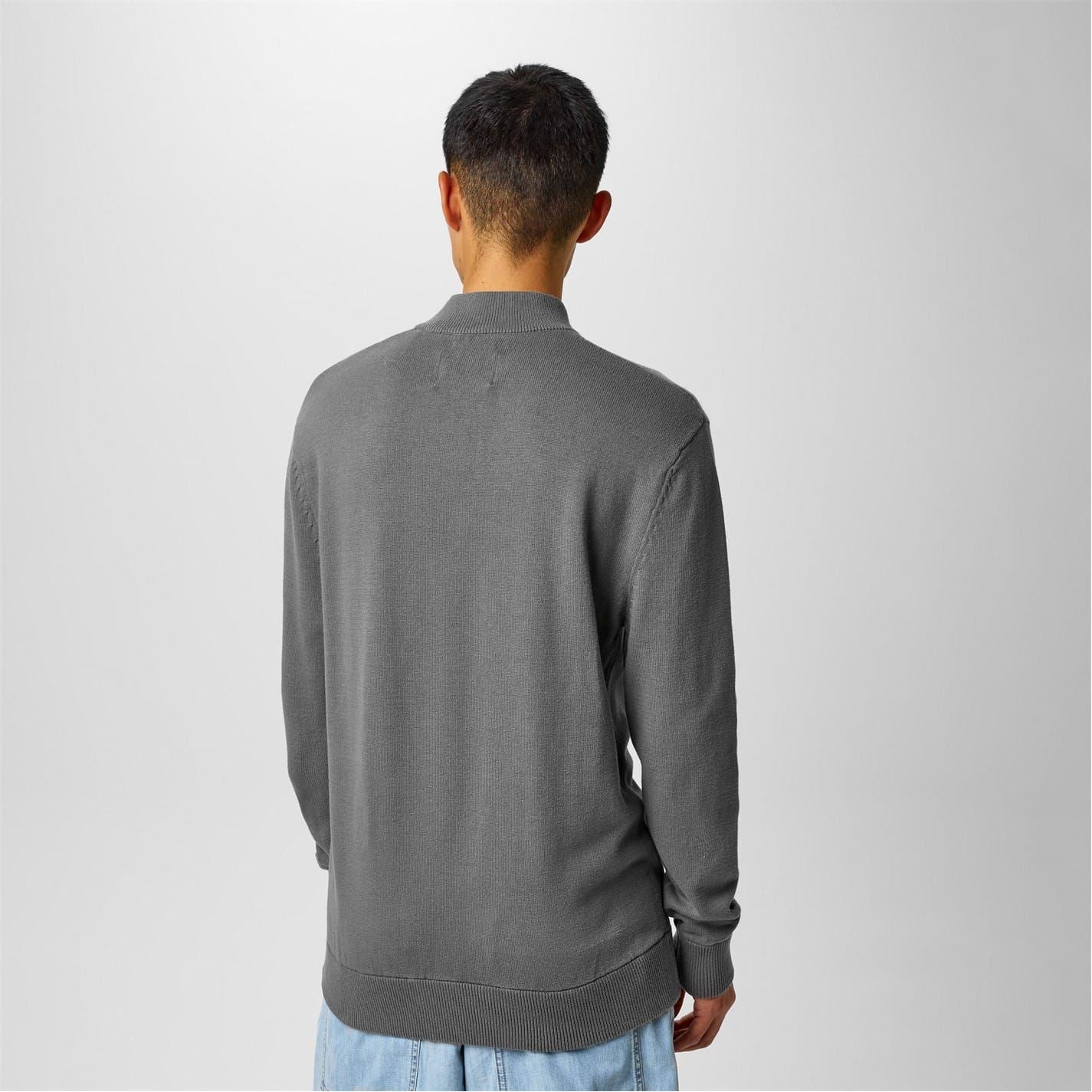 Jack Wills Mens Funnel Neck Half Zip Jumper