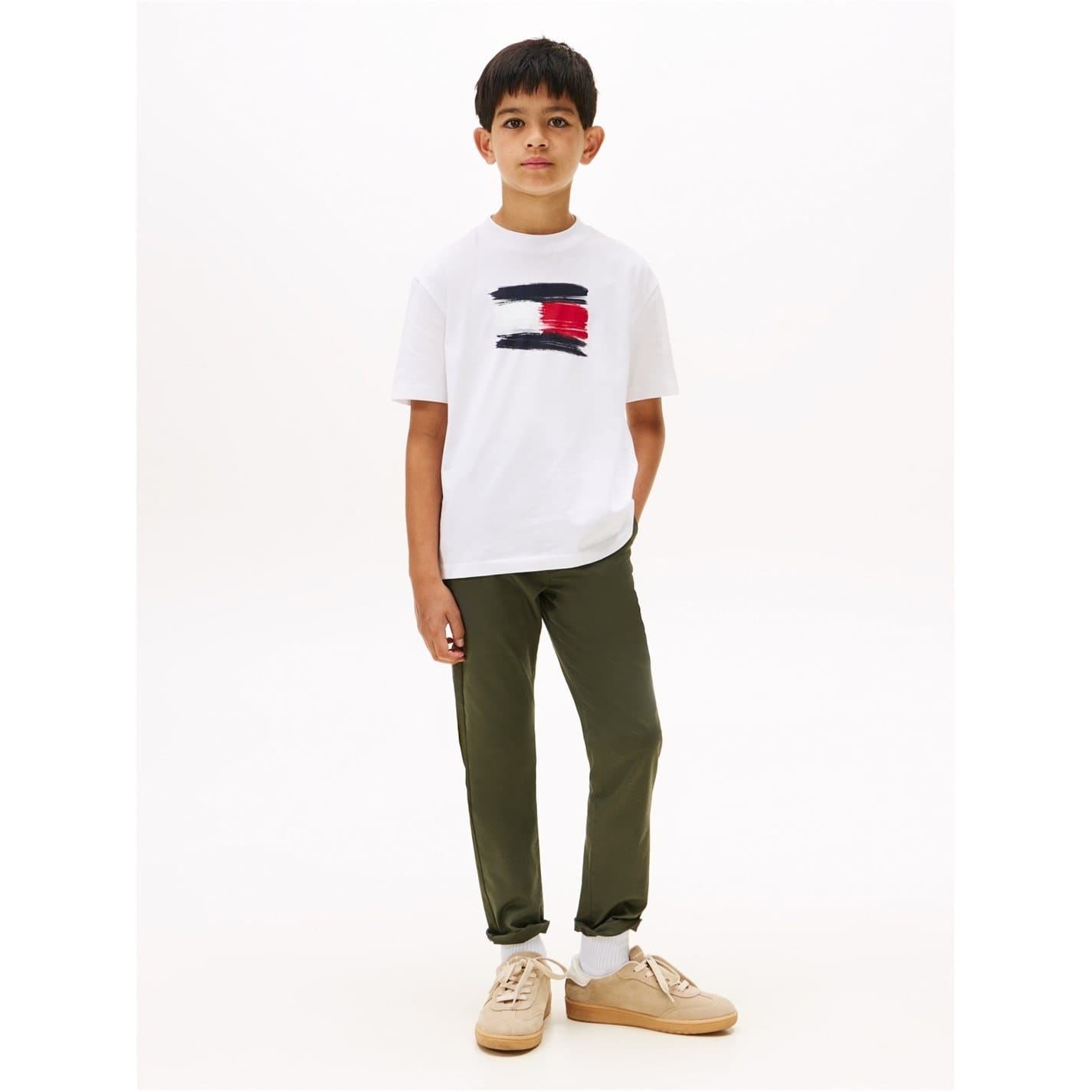 Tommy Hilfiger Flag T-Shirt Jn54