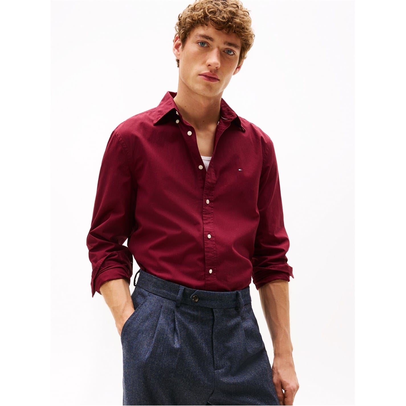 Tommy Hilfiger Flex Long Sleeve Poplin Shirt