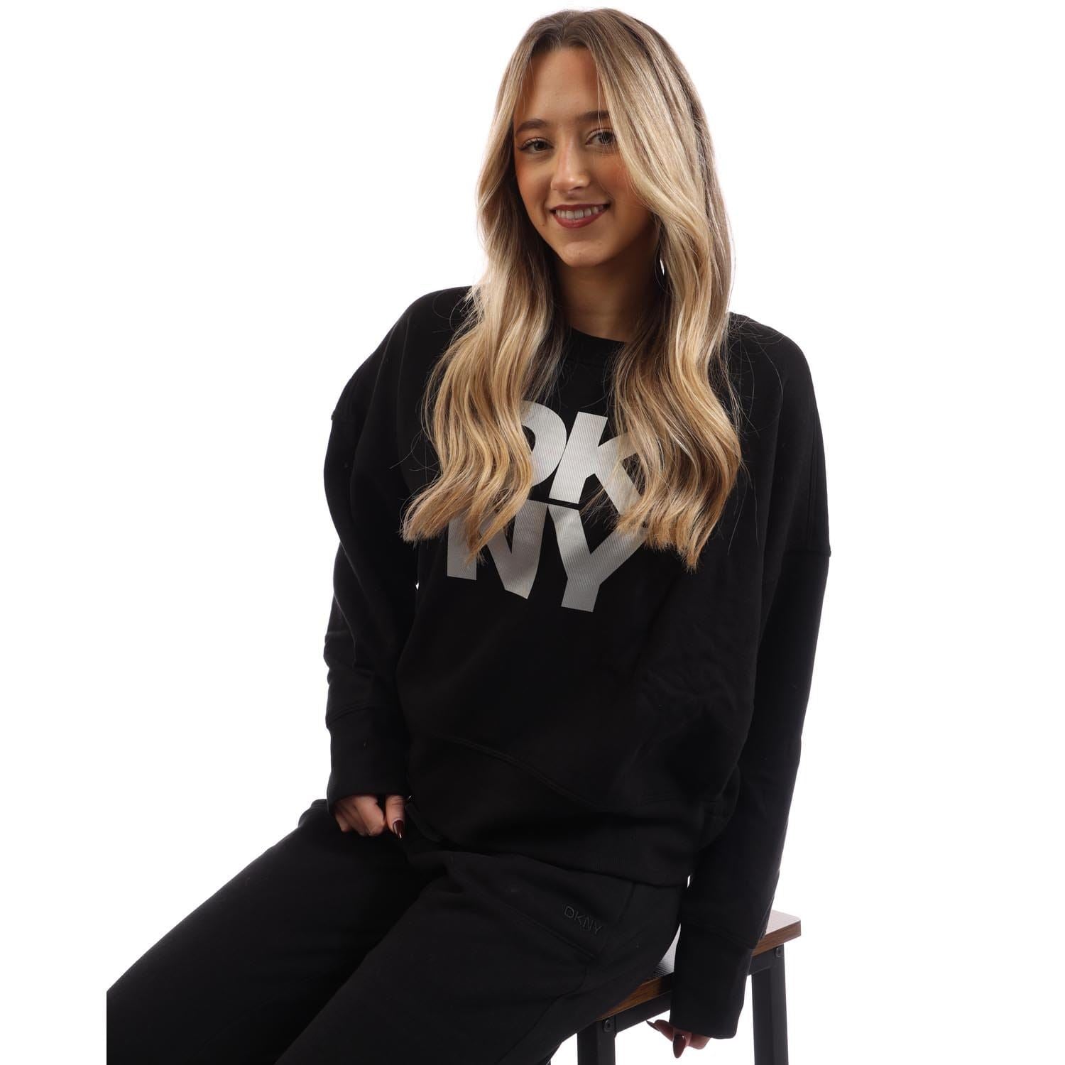 DKNY Foil Logo Crew Neck Sweat