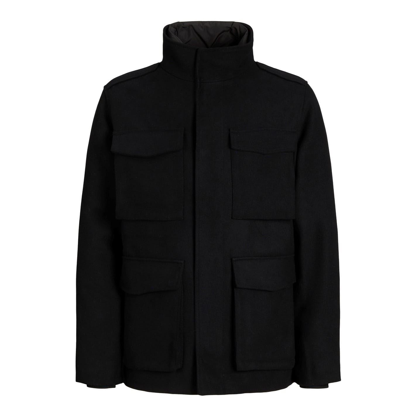 Jack and Jones Alex High Neck Flap Pocket Field Jacket