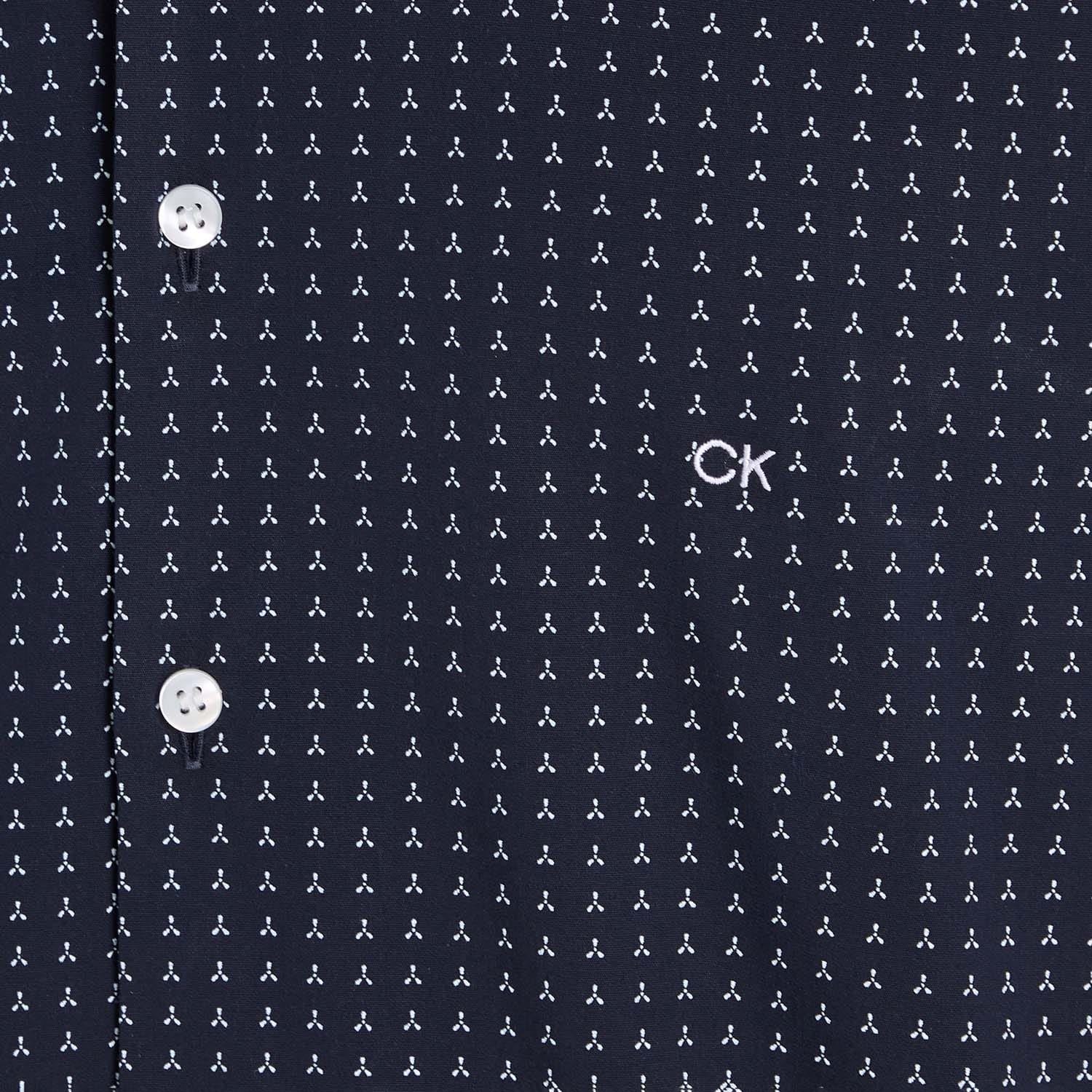Calvin Klein Micro Print Poplin Shirt