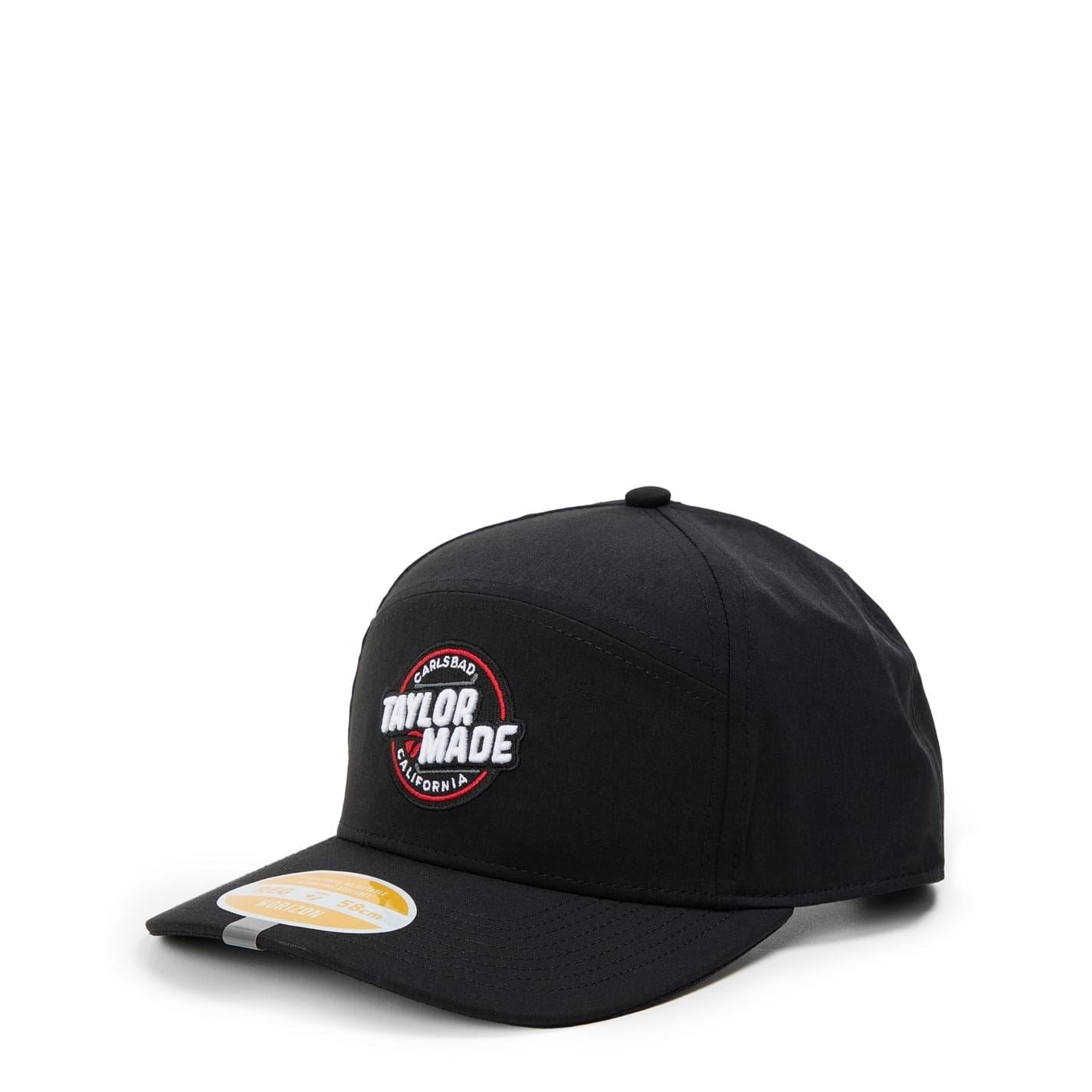 TaylorMade Wordmark Logo Print Pre Curved Brim Baseball Cap