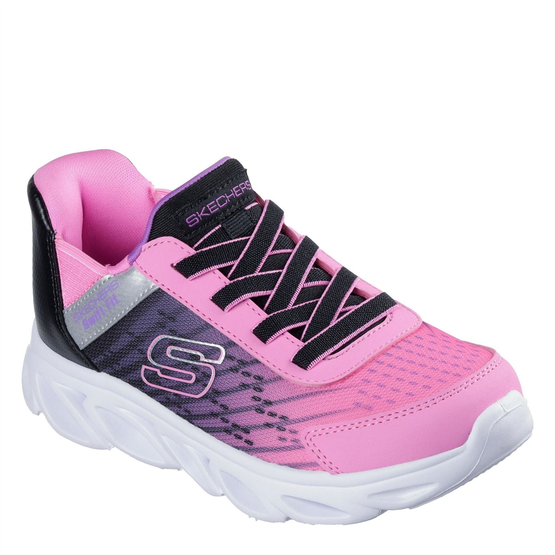 Skechers Flex Glide Graphic Print Low Top Sneakers