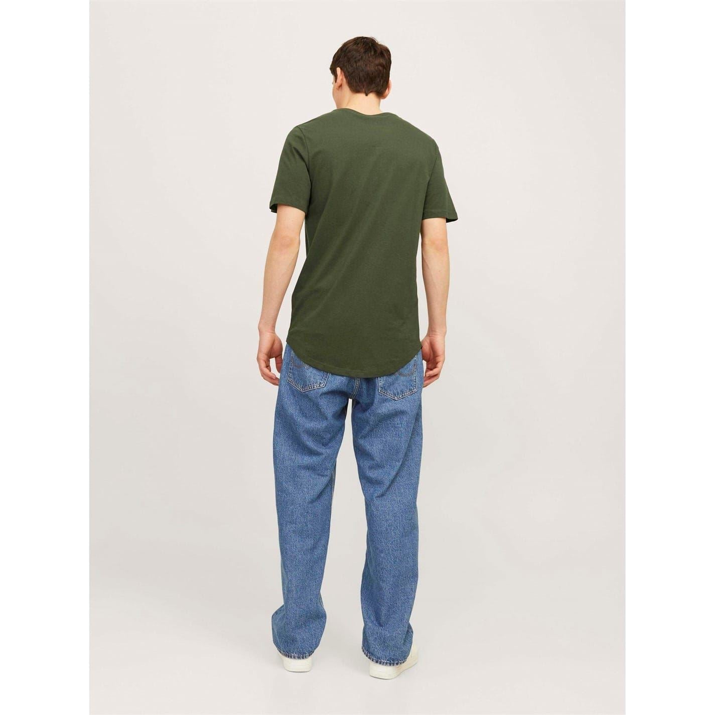 Jack and Jones Noa Crew Neck Short Sleeve Jersey T-Shirt 5 Pack