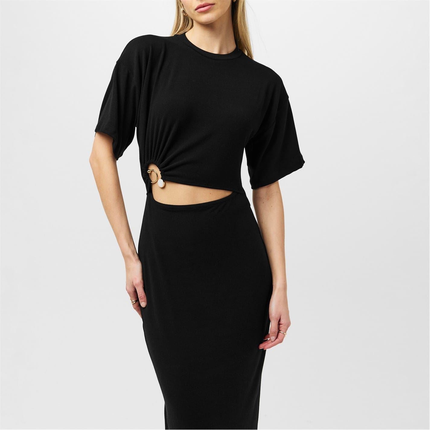 4th and Reckless 4th Piper Crew Neck Maxi T-Shirt Dress