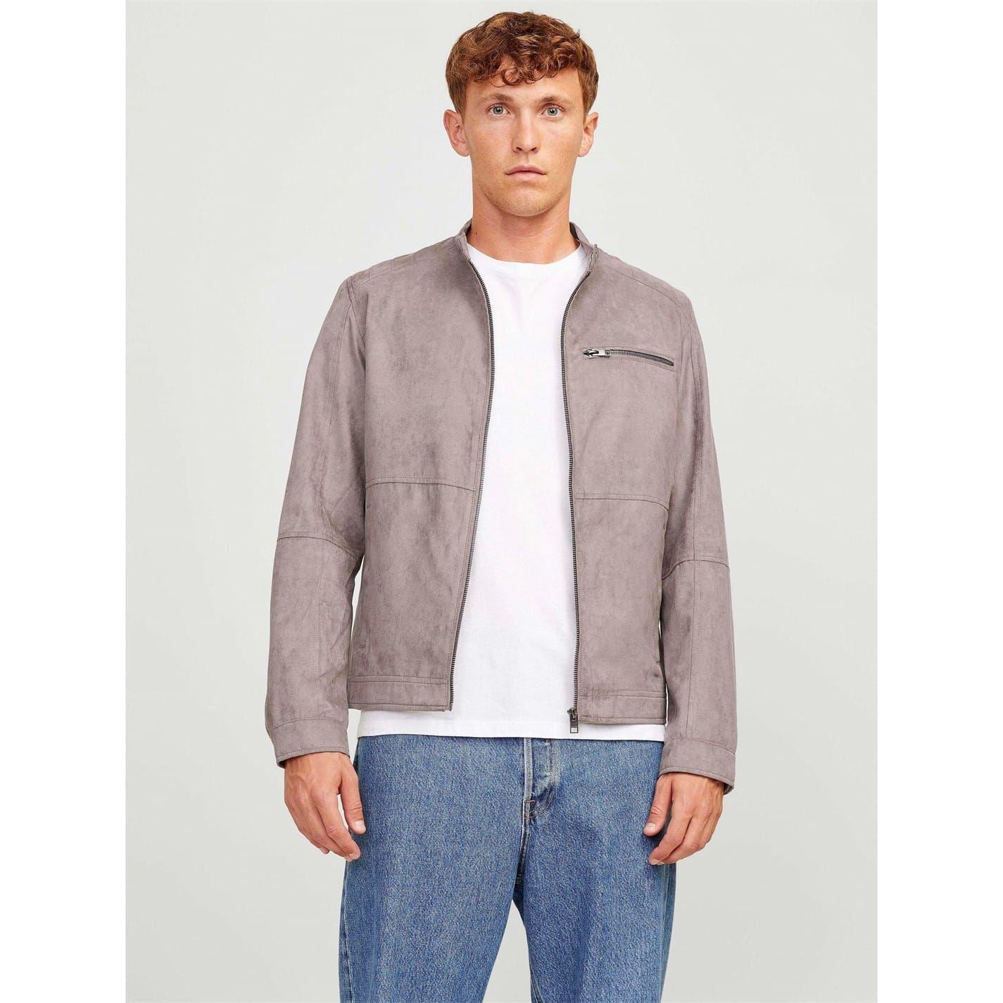 Jack and Jones Mens Biker Jacket