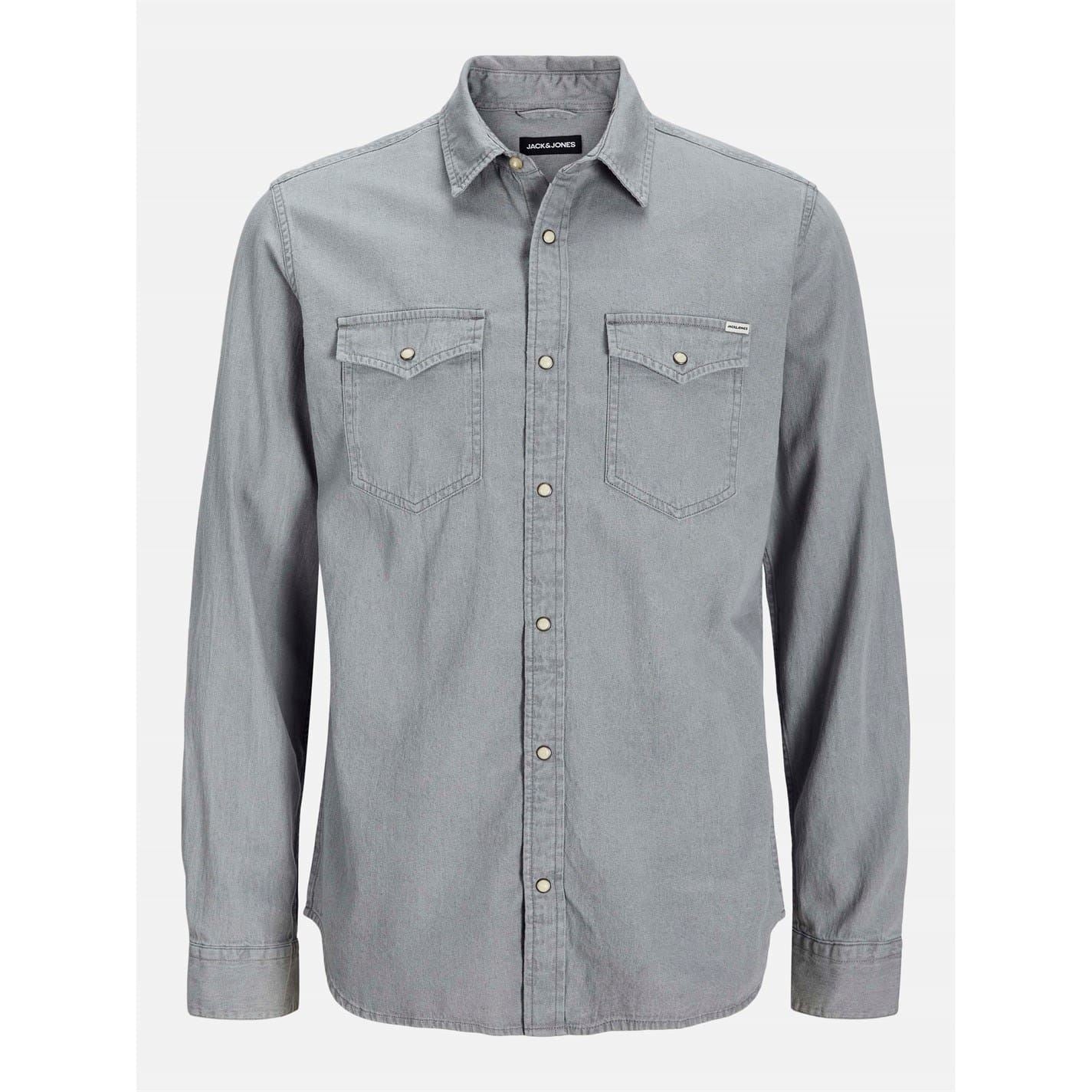 Jack and Jones Sheridan Collared Neck Long Sleeve Shirt