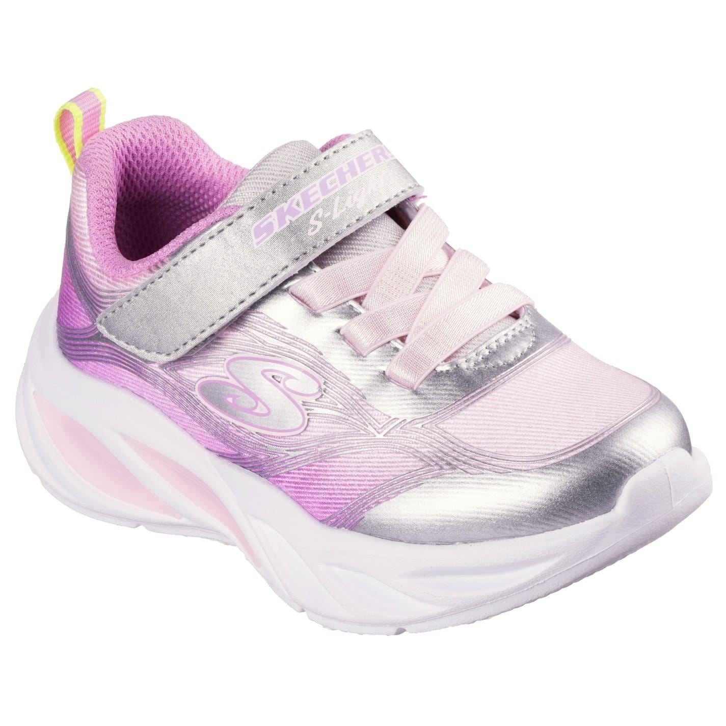 Skechers Cosmic Glow Metallic Light Up Toe Sneakers