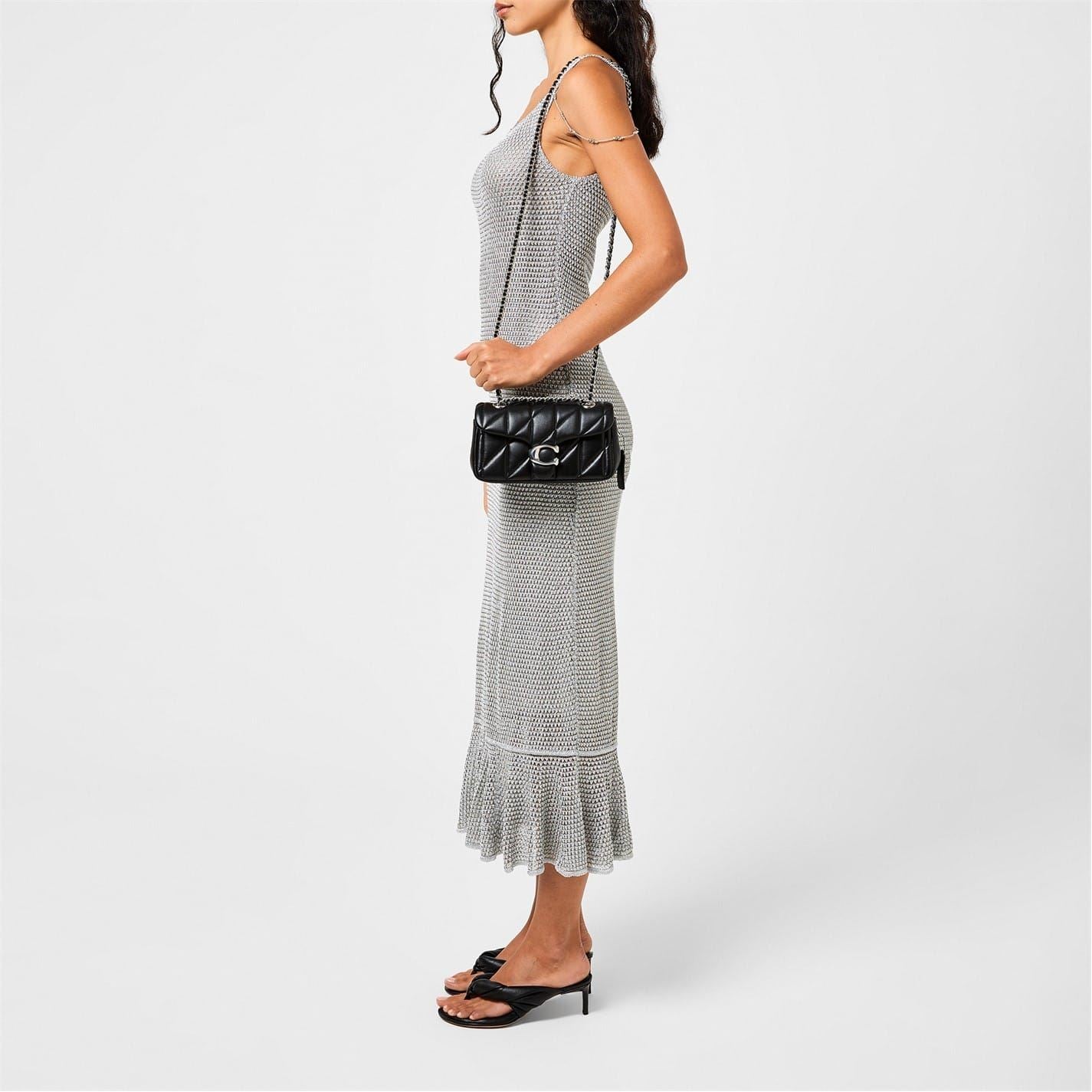 Coach Tabby 20 Geometric Patterned Chain Shoulder Bag