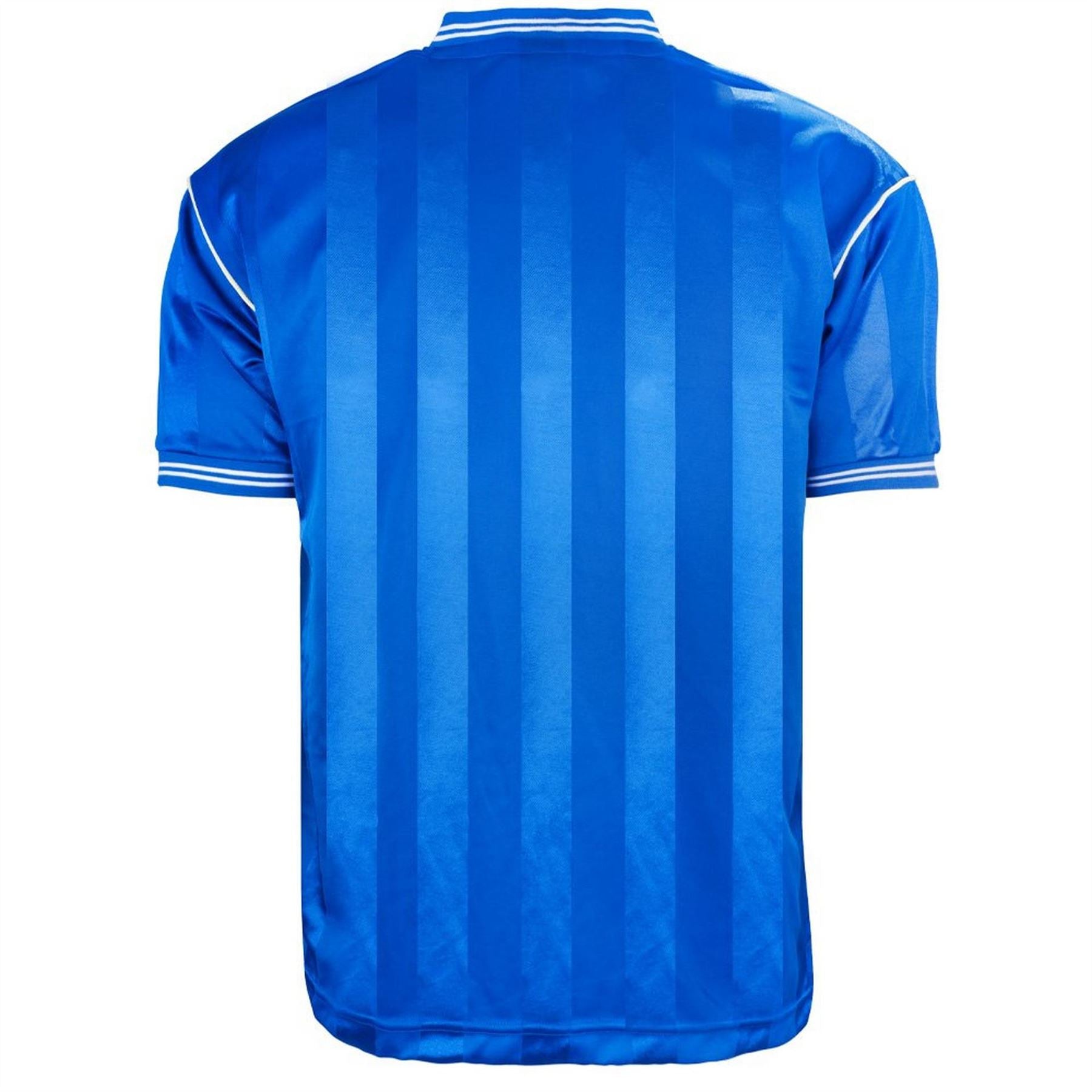 Score Draw Everton Retro Home Shirt 1986 Adults