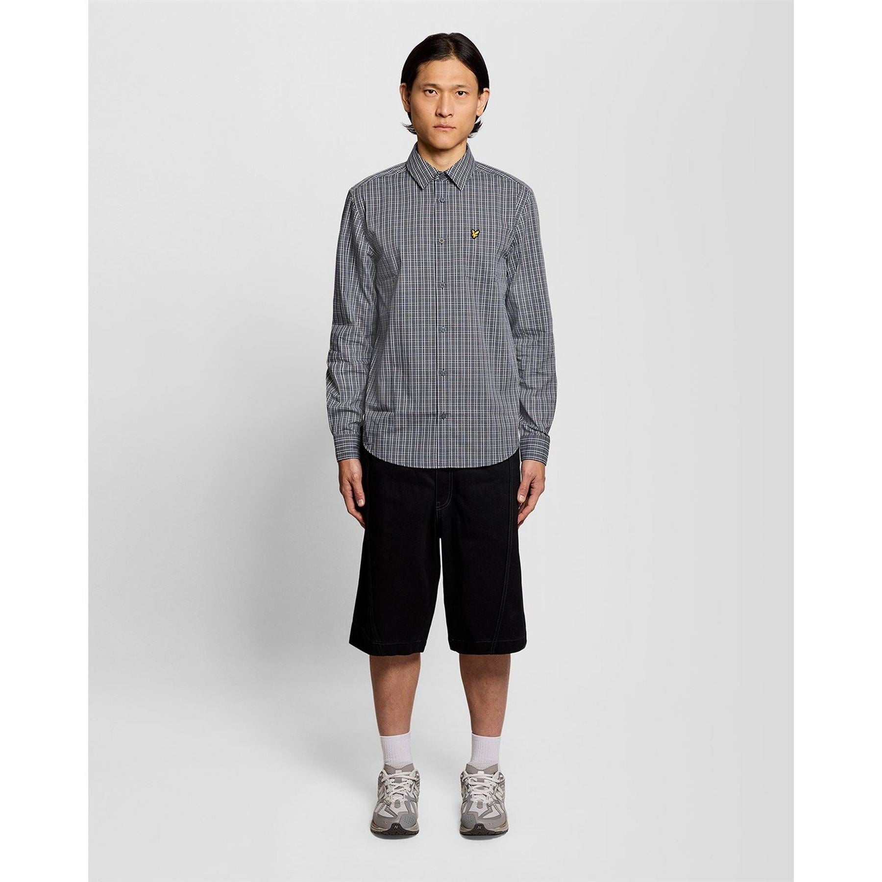 Lyle And Scott Check Ls Shirt Sn62