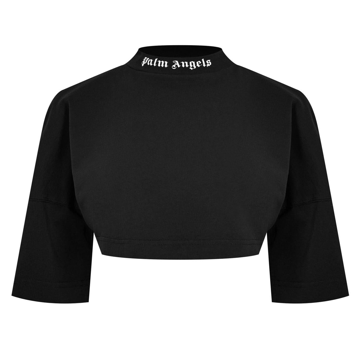 Palm Angels Logo Crop T-Shirt