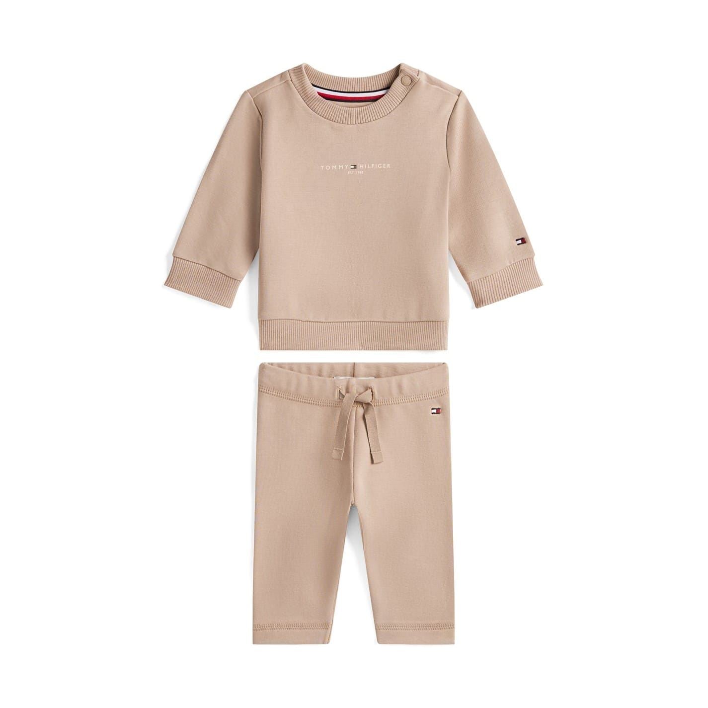 Tommy Hilfiger Crew Neck Long Sleeve Sweatshirt Casual Coord Set