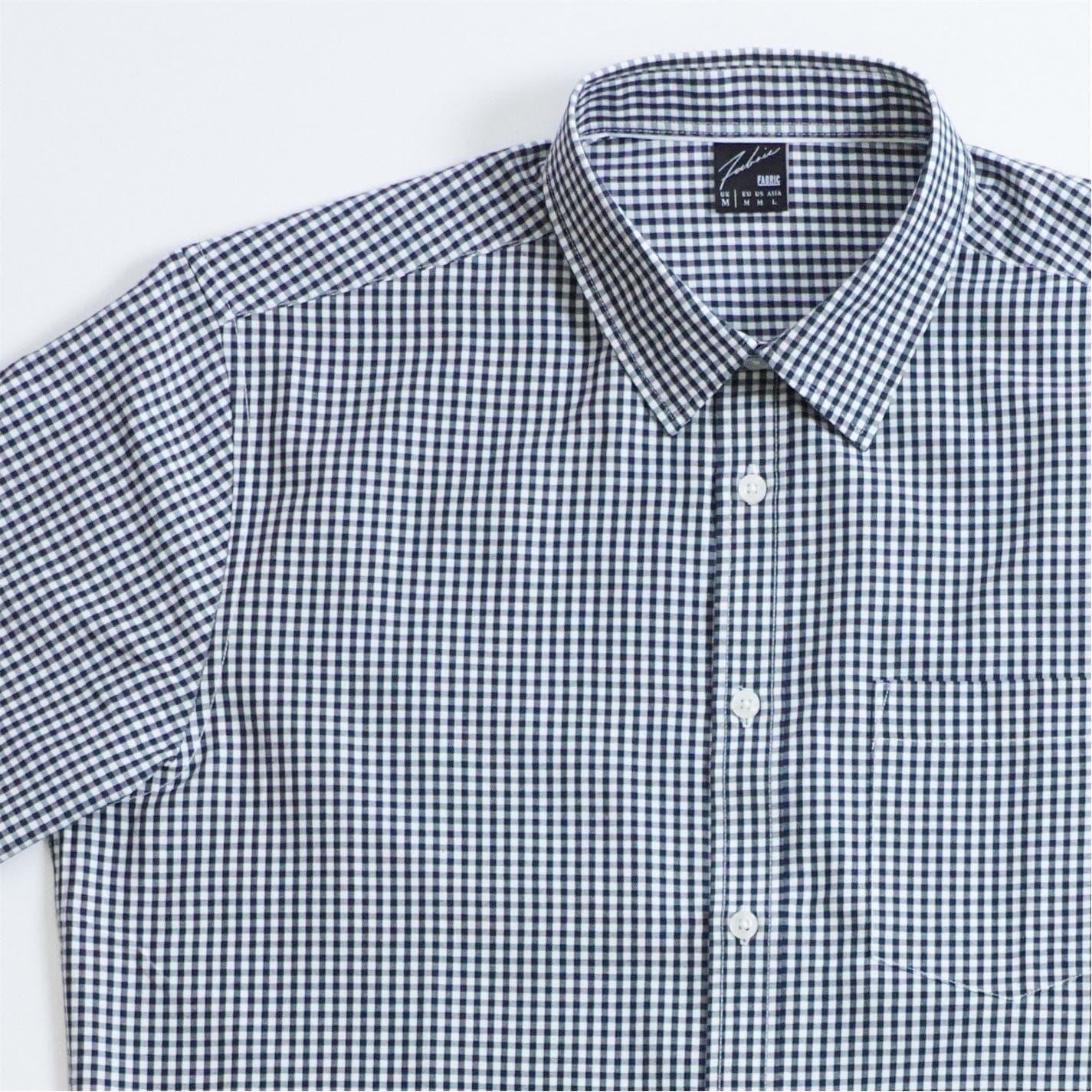 Fabric Short Sleeve Poplin Shirt
