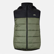 Lacoste Color Block Hooded Puffer Gilet