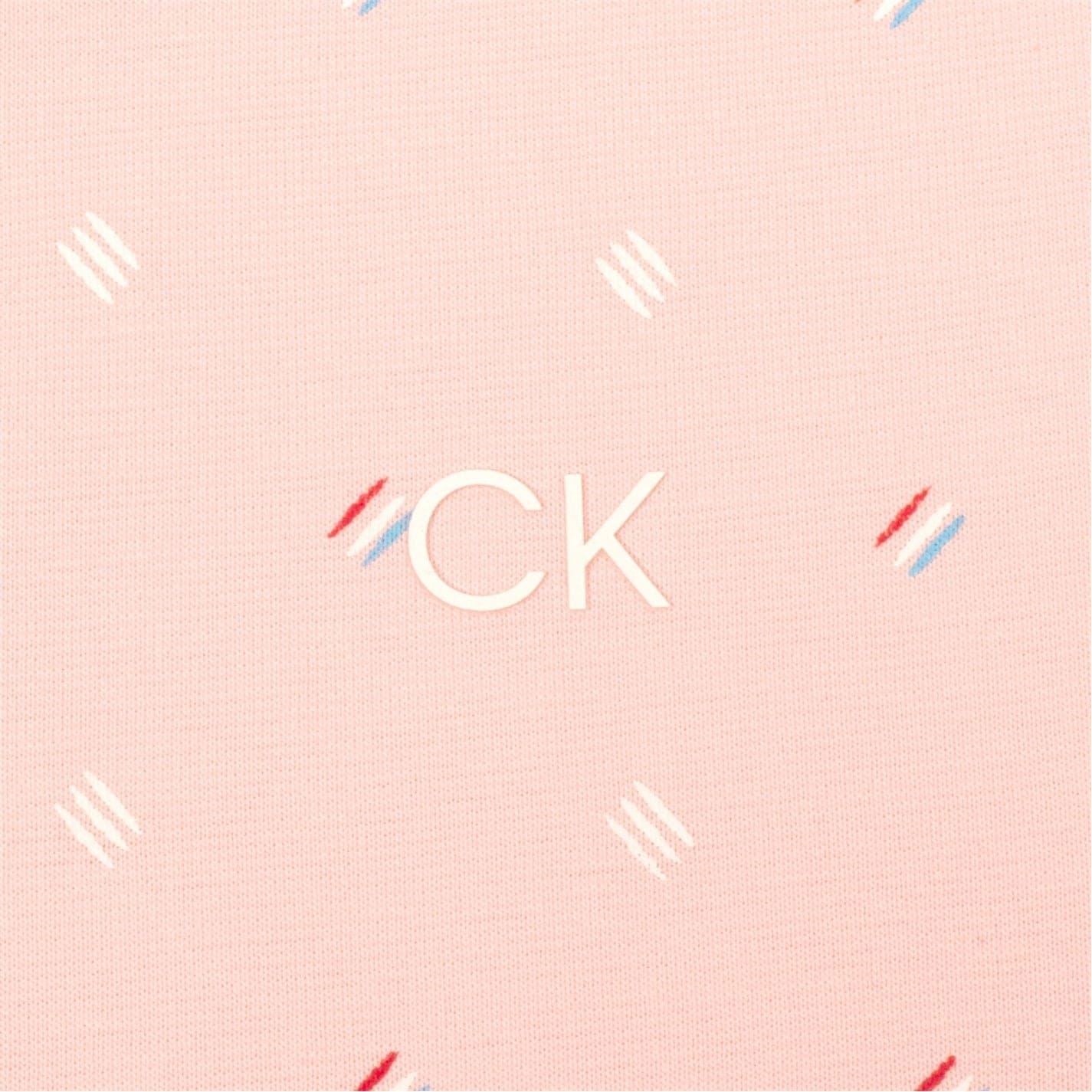 Calvin Klein Golf Graphic Print Collared Short Sleeve Polo Shirt