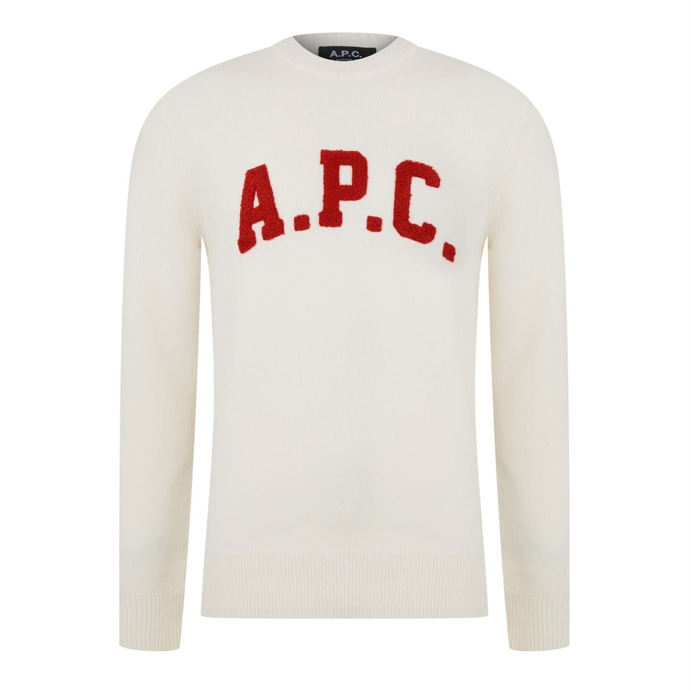 APC Regular Fit Crew Neck Long Sleeve Sweater