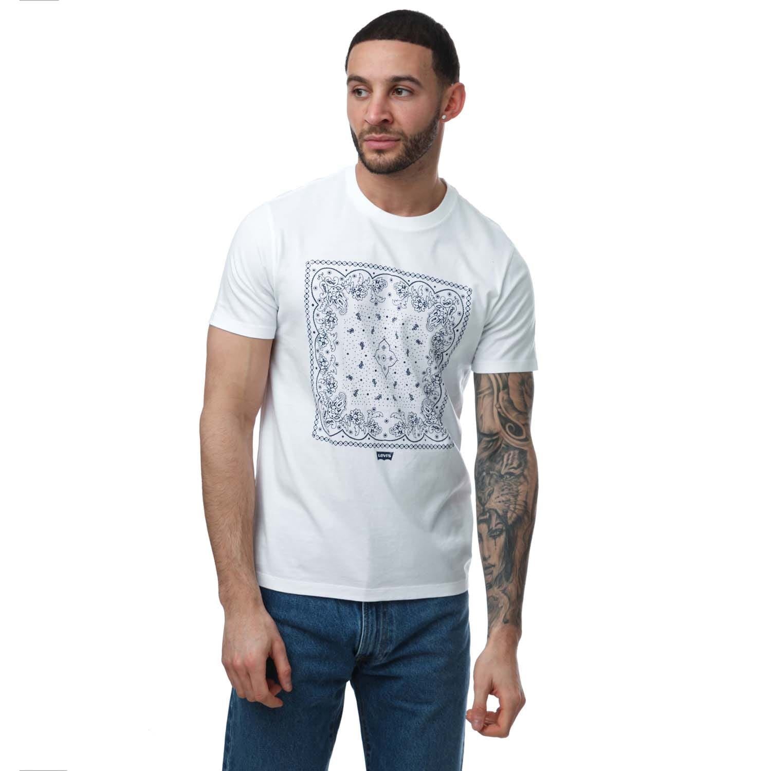 Levis Bandana Graphic Crewneck T-Shirt