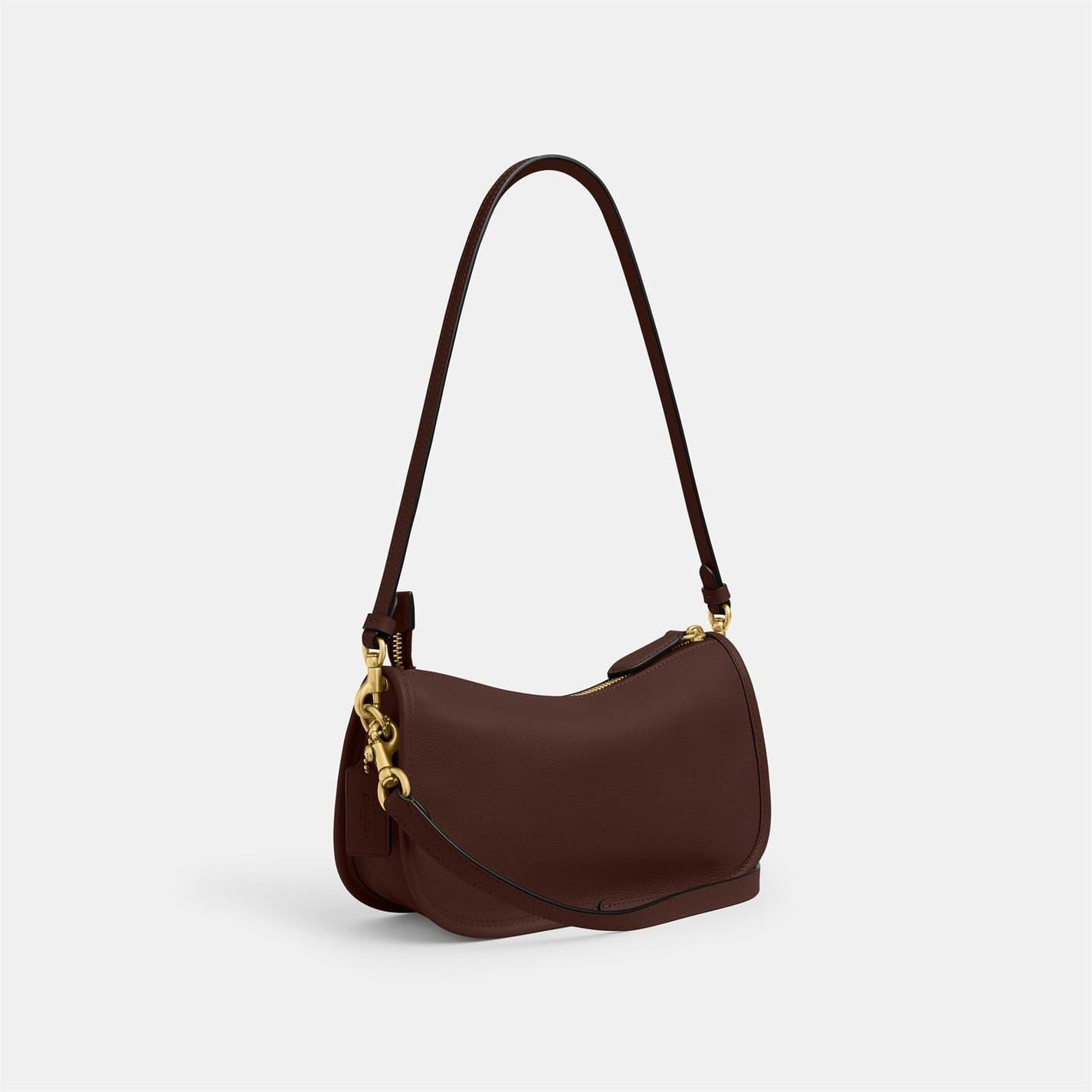 Coach Waverly Crescent Shape Hobo Bag with Chain