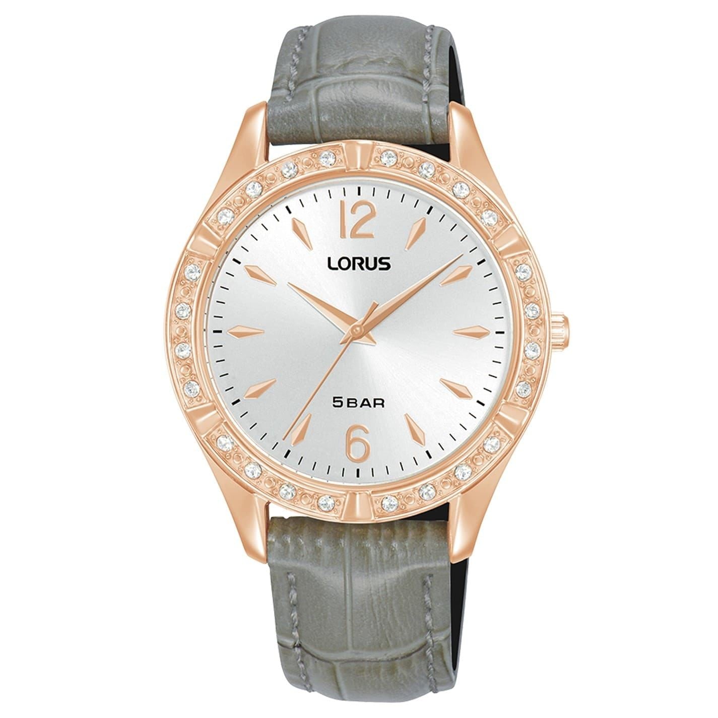 Lorus Leather Strap Analogue Watch