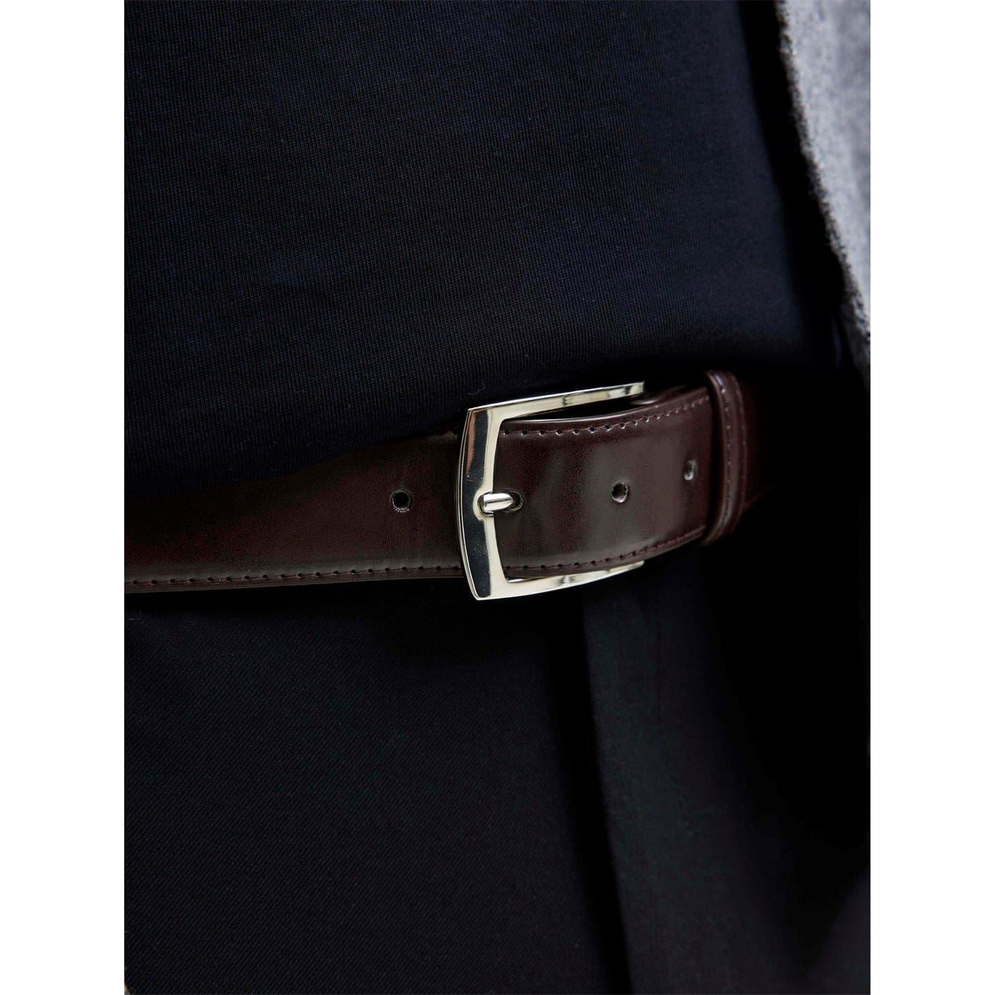 Jack and Jones Leather Pin Buckle Dress Belt
