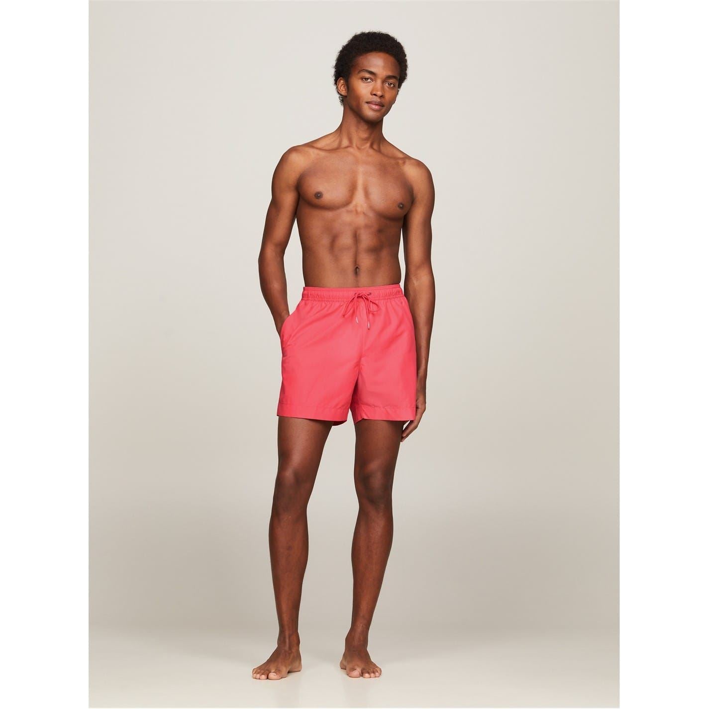 Tommy Hilfiger Regular Fit Swim Short with Drawstring