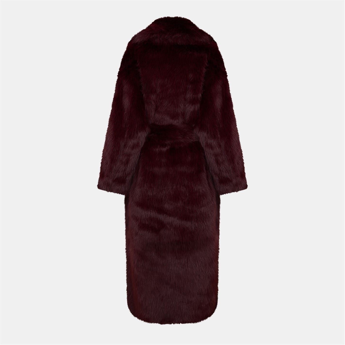 4th and Reckless 4th And Schiffer Solid Patterned Teddy Jacket