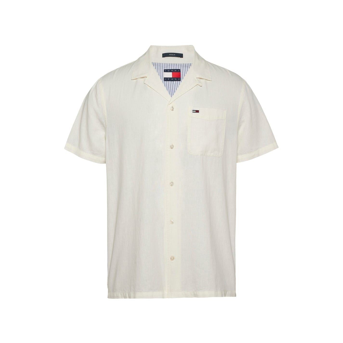 Tommy Jeans Collared Neck Short Sleeve Regular Fit Shirt