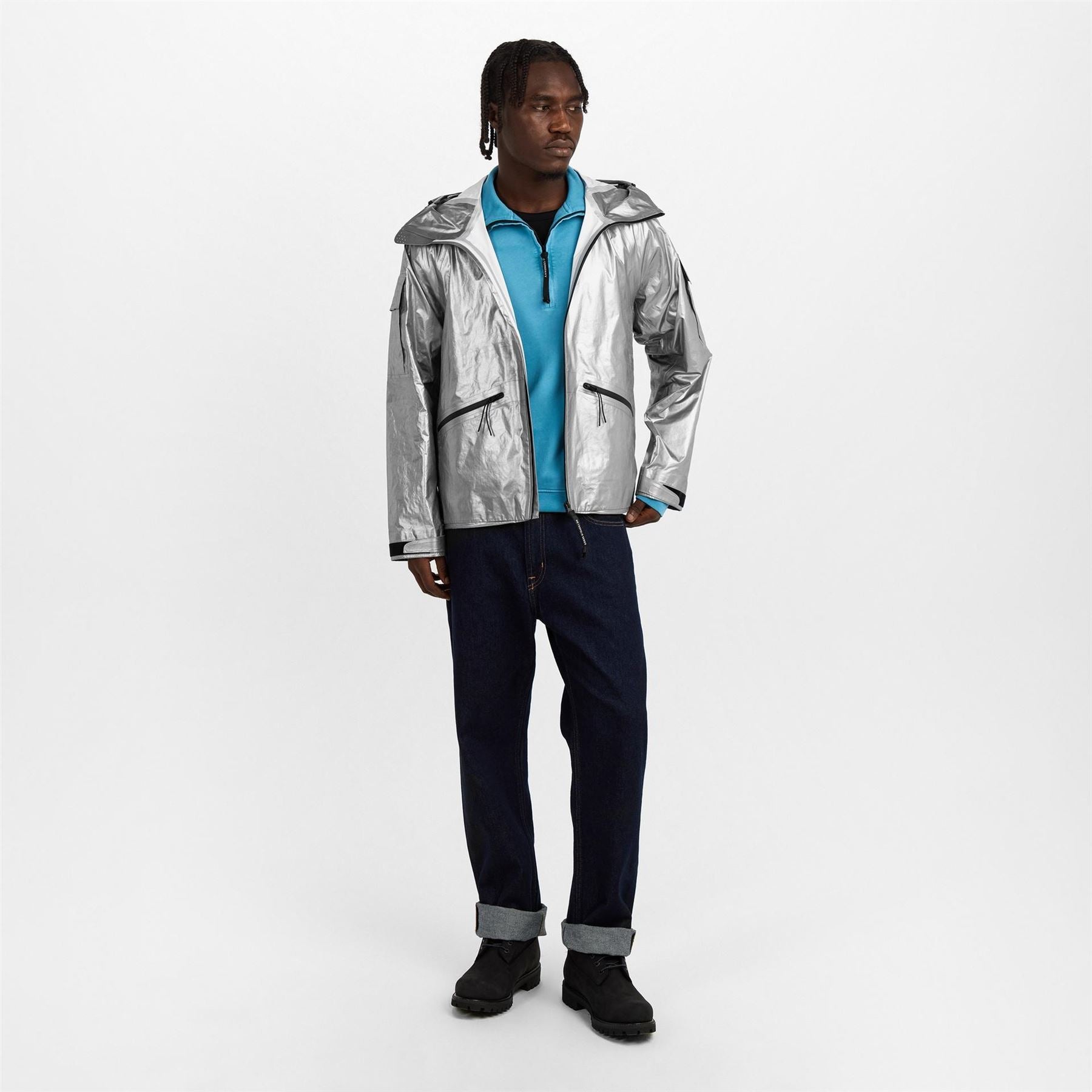 C.P. Company Mens Titanium Rain Anorak