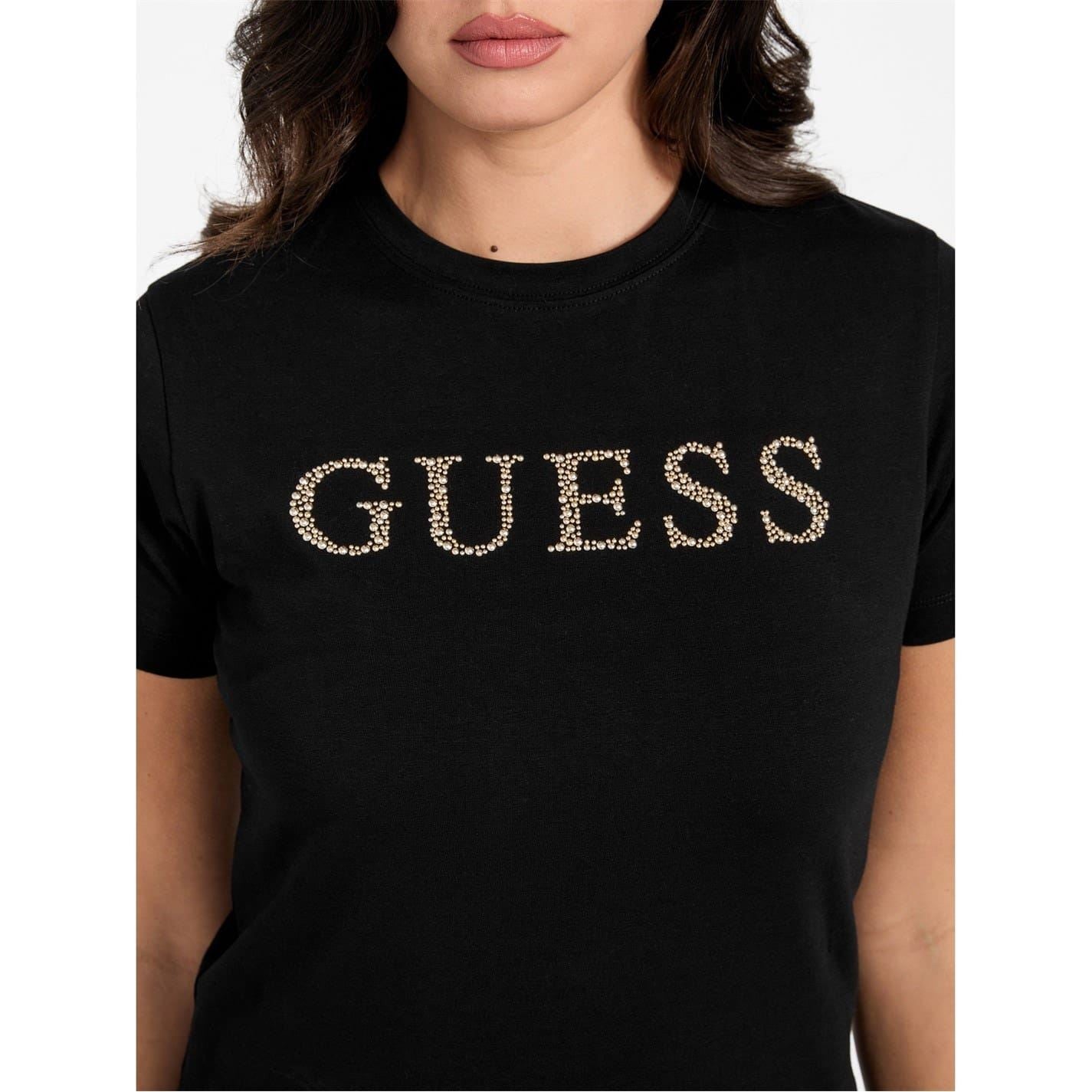 Guess Octavia Crew Neck Short Sleeve Jersey T-Shirt