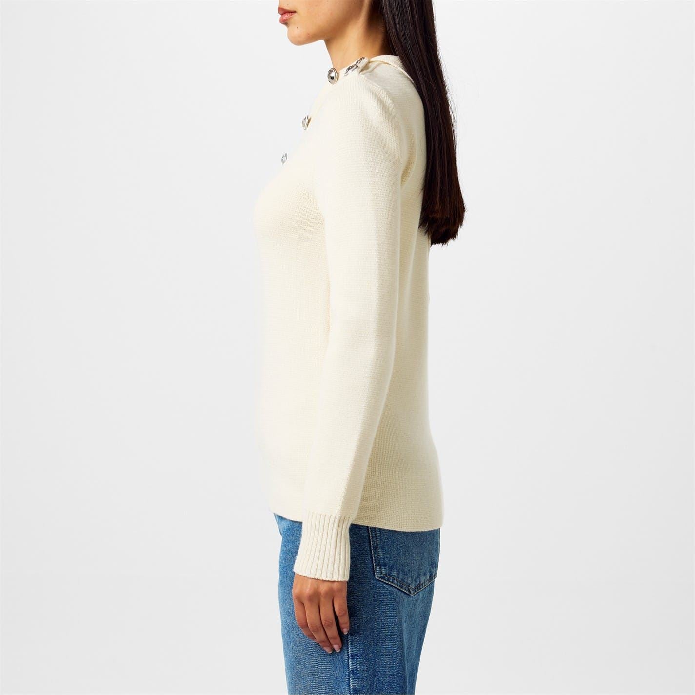 Rabanne Asymmetric Regular Fit Sweater