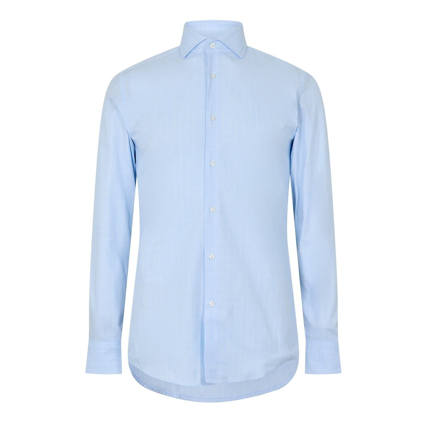 Boss Spread Collar Long Sleeve Oxford Shirt