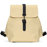 Rains Solid Flap Rucksack with Logo