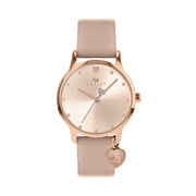 Radley Rose Gold Plated Leather Strap Fashion Analogue Watch