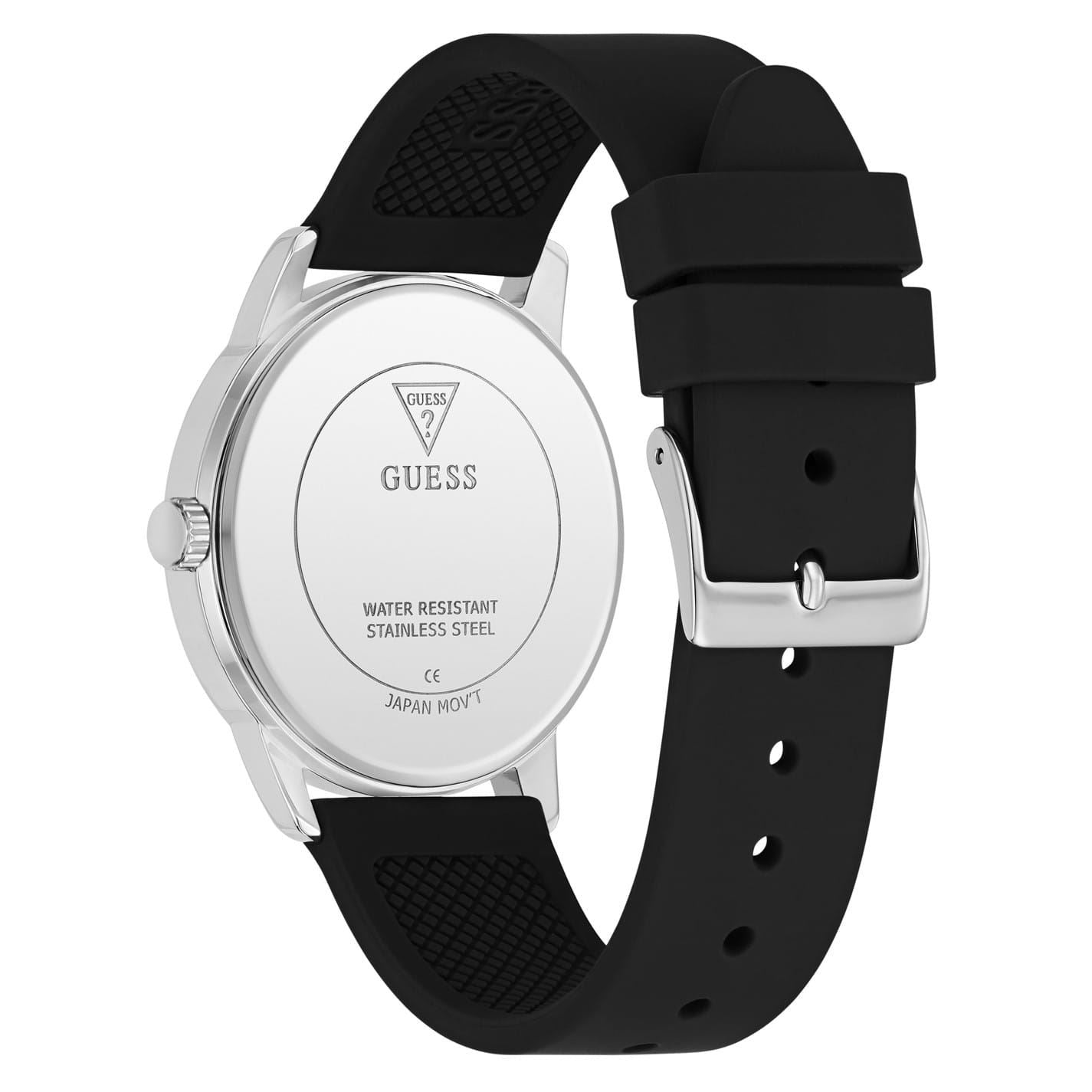 Guess Chandler Rubber Single Wrap Dress Analogue Watch