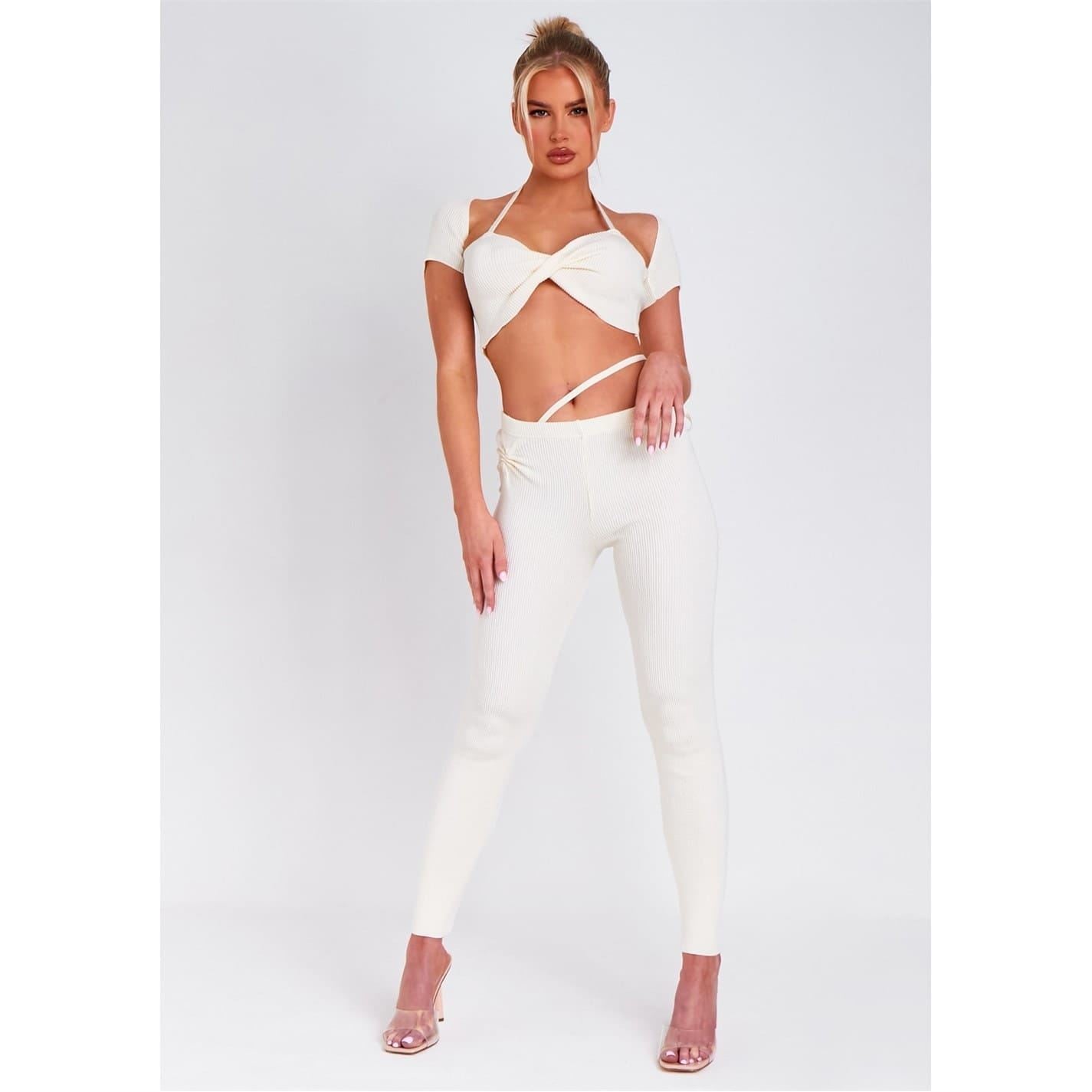 Missy Empire Waist Knit Leggings