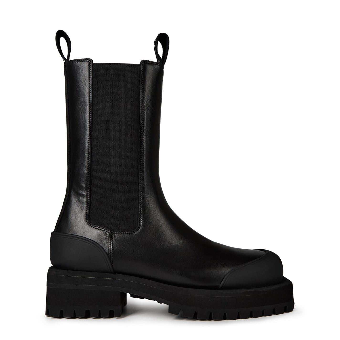 Palm Angels Palm Chelsea Combat Block Heel Boots