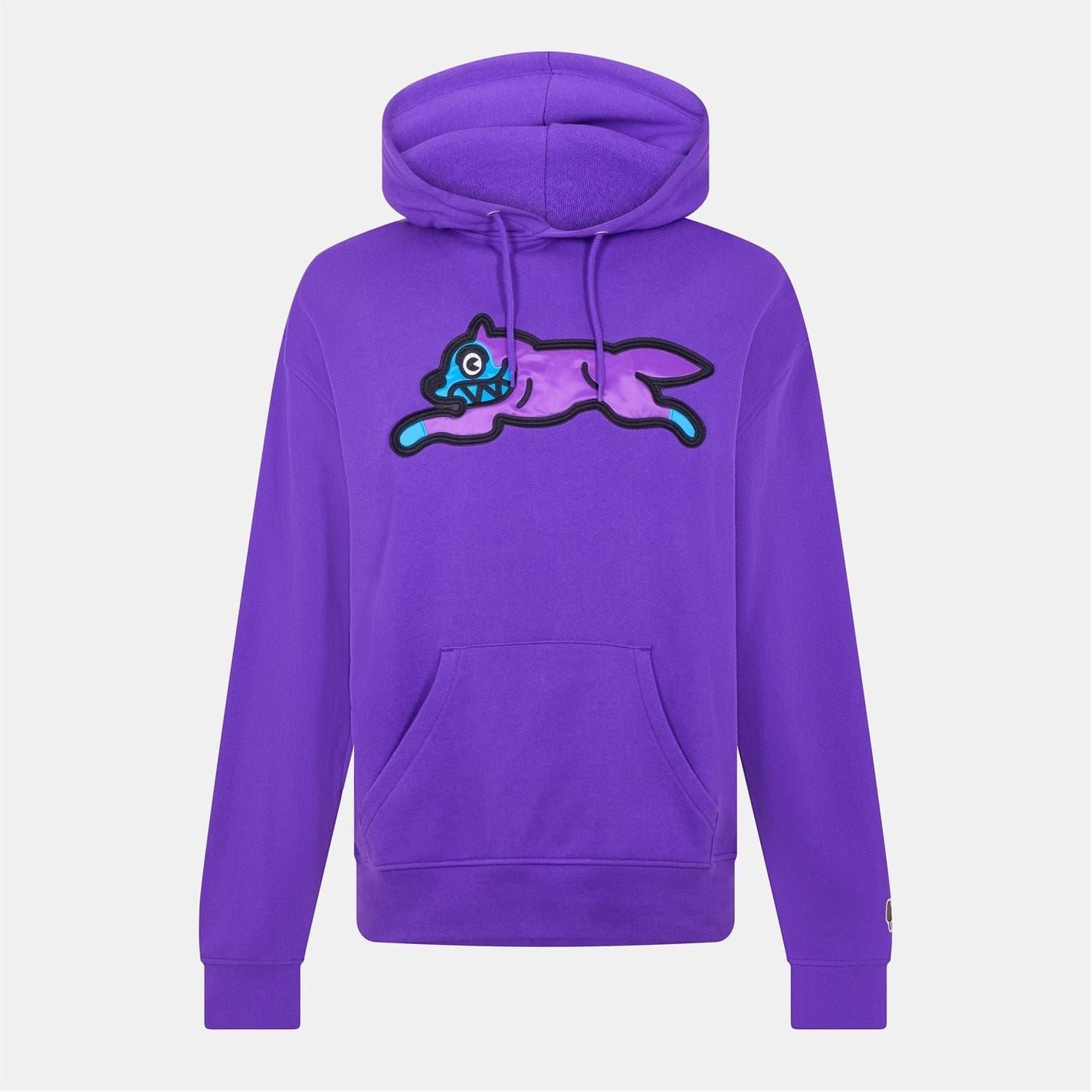 ICECREAM Graphic Hooded Neck Long Sleeve Sweatshirt