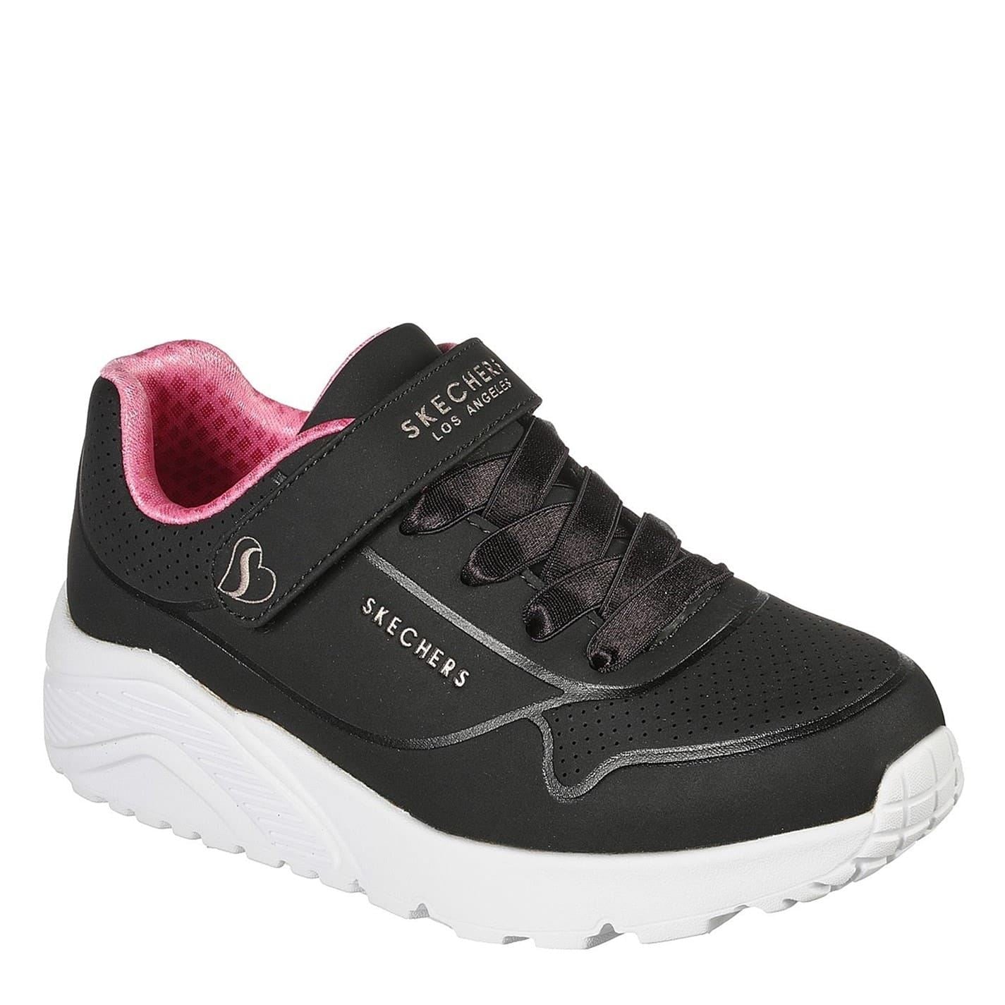 Skechers Uno Lite Round Toe Low Top Sneakers