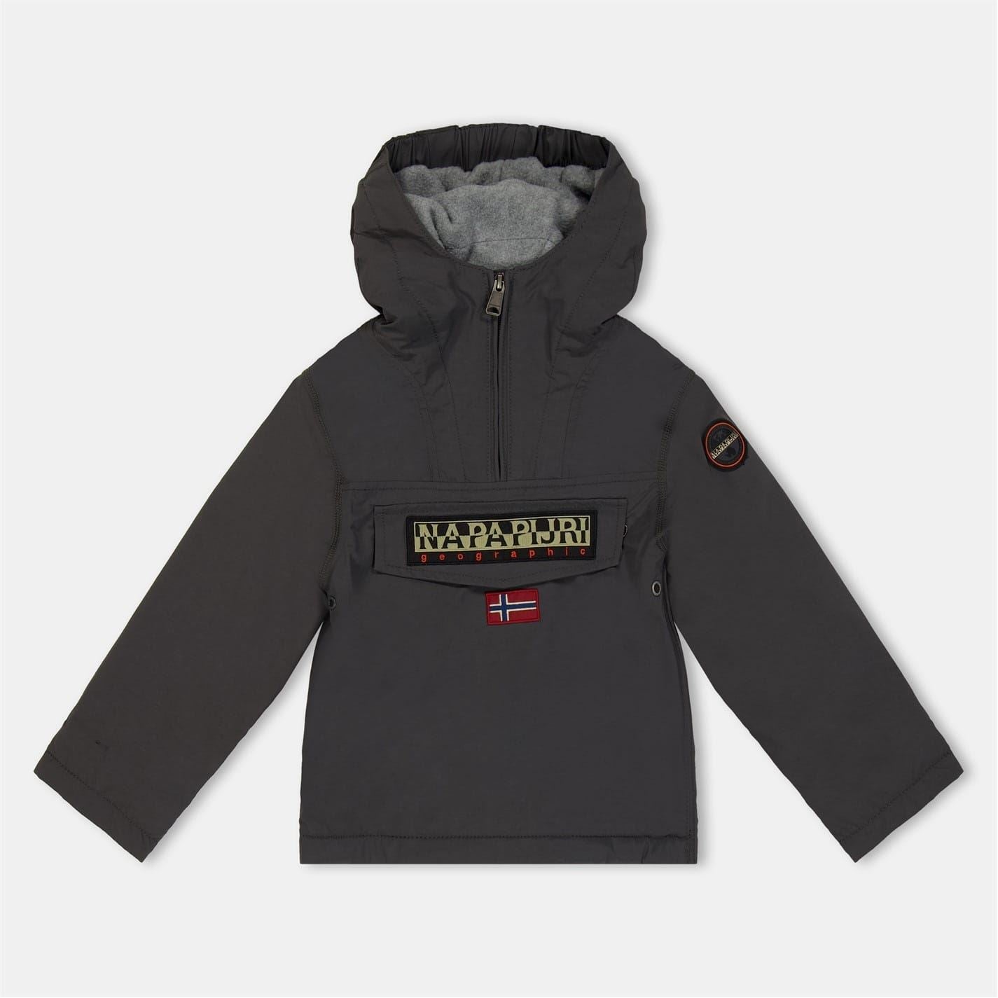 Napapijri Rainforest Solid Patterned Hooded Rain Jacket