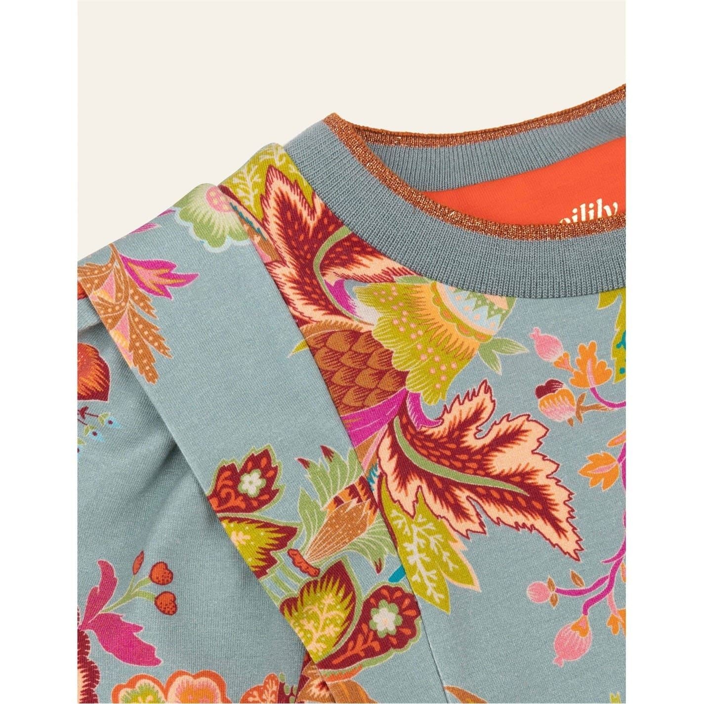 Oilily Floral Print Crew Neck Regular Fit T-Shirt