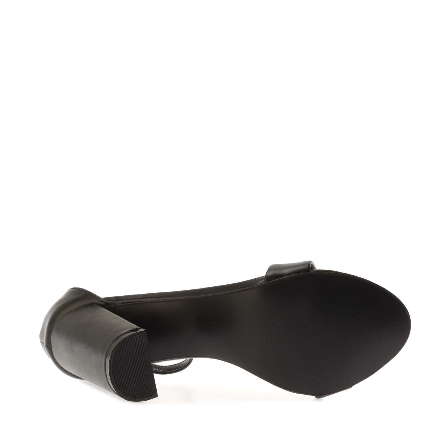 Wheres That From Barely There Strappy Block Heels