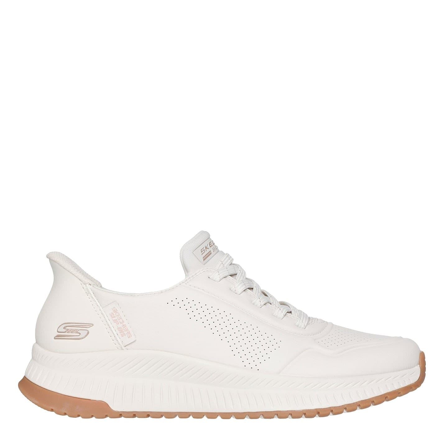 Skechers Bobs Squad 4 Slip On Trainers with Built-In Heel