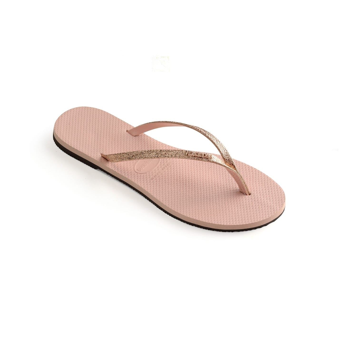 Havaianas Womens Hav. You Shine Ballet Rose 35 36 Flip Flops