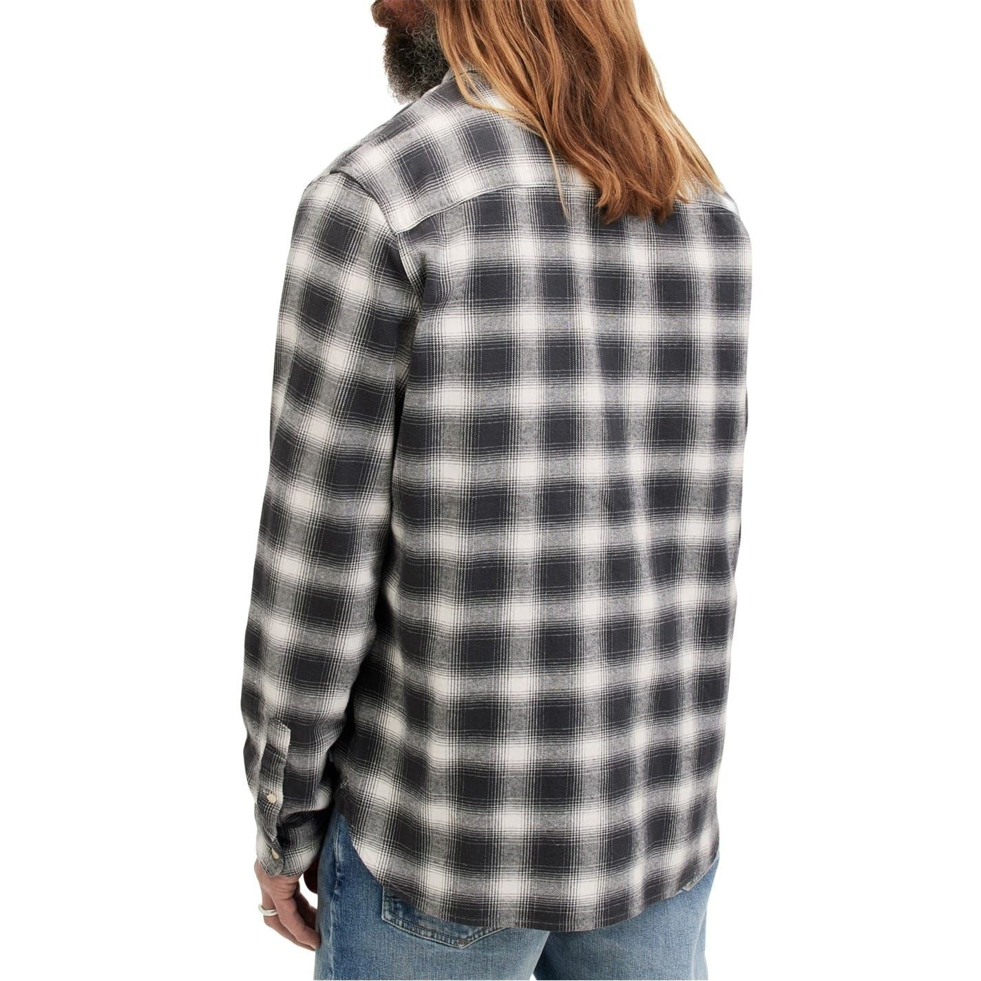 AllSaints Collared Neck Malpaso Regular Fit Shirt