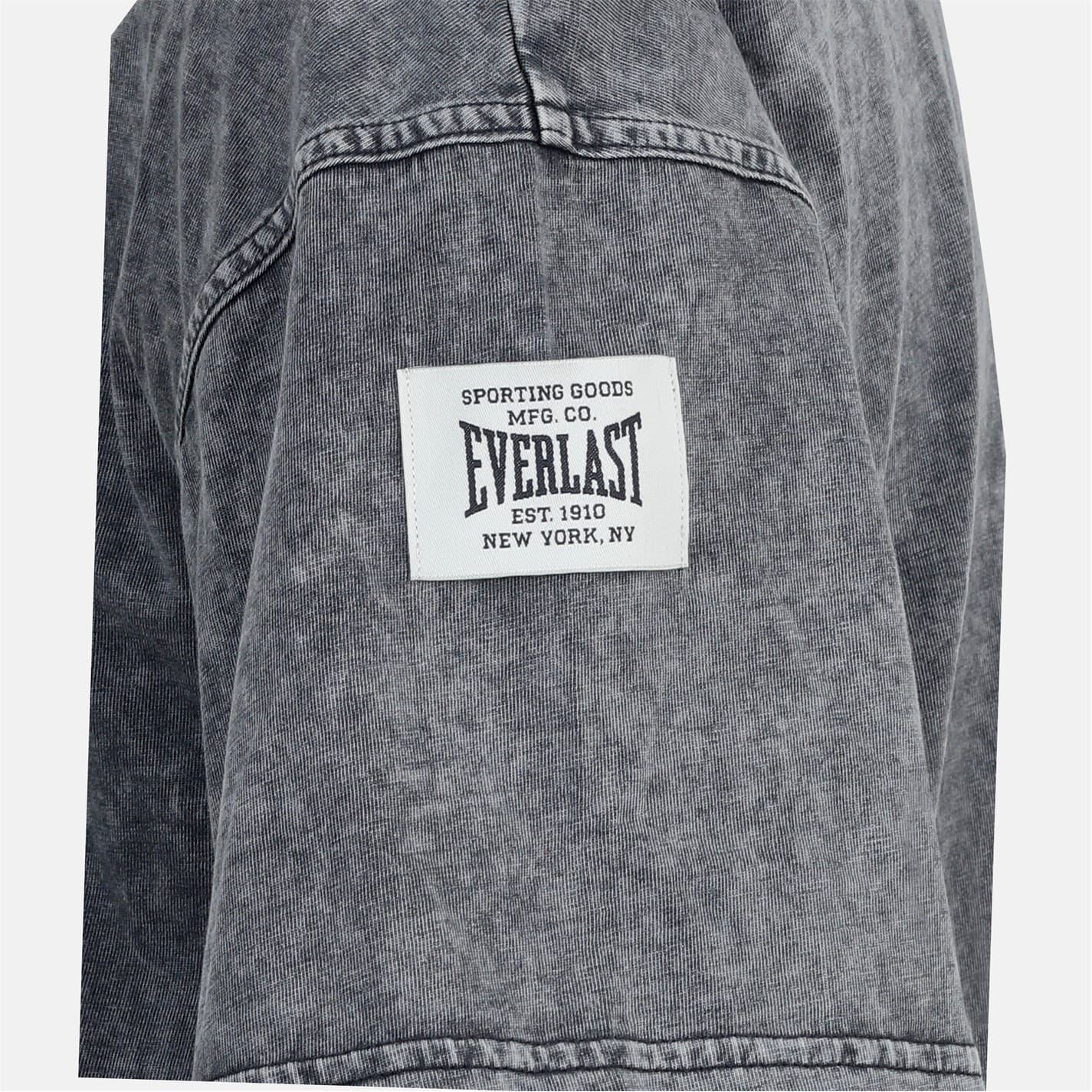 Everlast NYC Rib Crew Neck Short Sleeve Boyfriend T-Shirt