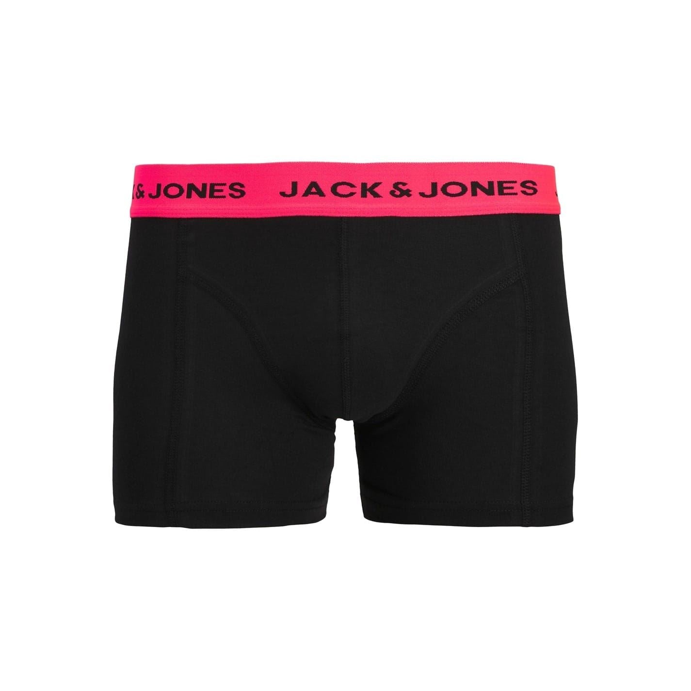 Jack and Jones 3 Pack Plain Design Trunks